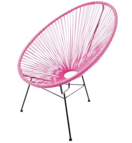 Noleggio Poltrona Cancun fucsia a Milano